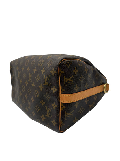 LOUIS VUITTON SPEEDY 30 BANDOULIERE CANVAS SATCHEL