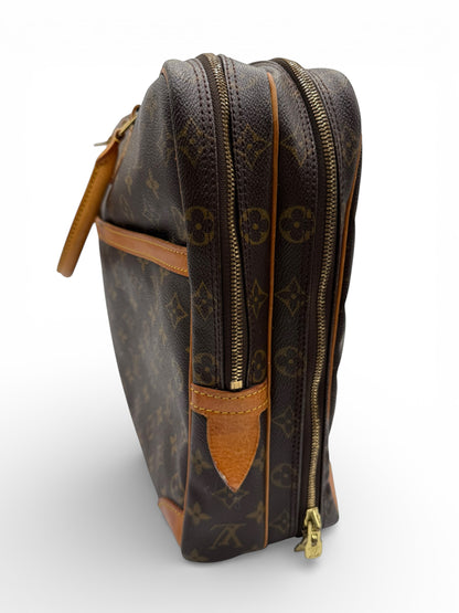 LOUIS VUITTON MONOGRAM DOUBLE ZIP BRIEFCASE