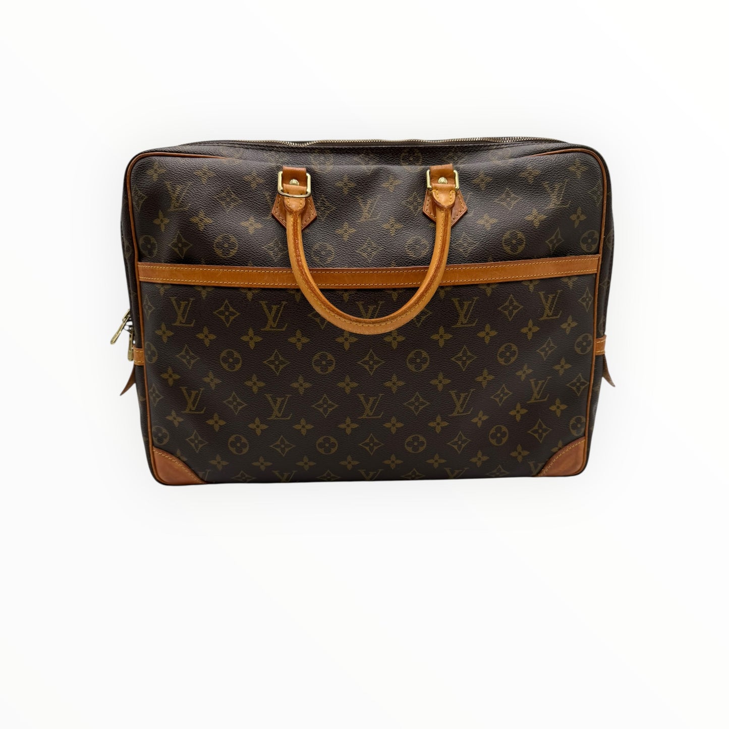 LOUIS VUITTON MONOGRAM DOUBLE ZIP BRIEFCASE