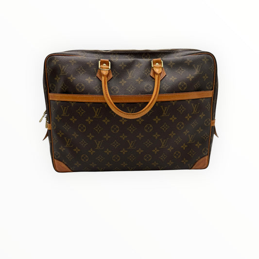 LOUIS VUITTON MONOGRAM DOUBLE ZIP BRIEFCASE
