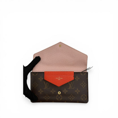 LOUIS VUITTON JEANNE MONOGRAM COATED CANVAS WALLET