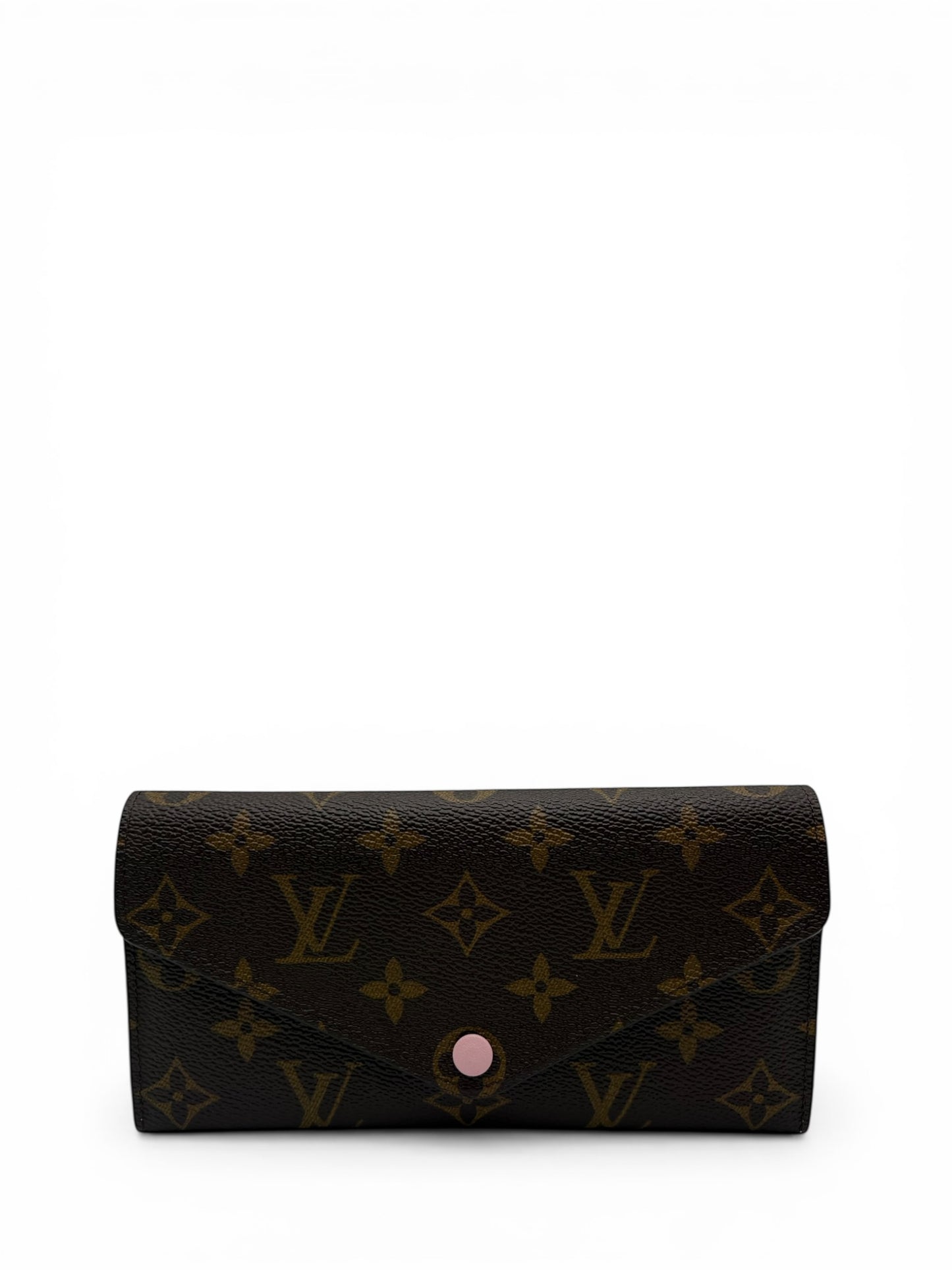 LOUIS VUITTON JOSEPHINE MONOGRAM COATED CANVAS WALLET (PINK INTERIOR)