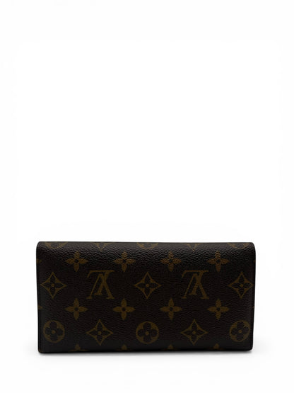 LOUIS VUITTON JOSEPHINE MONOGRAM COATED CANVAS WALLET (PINK INTERIOR)