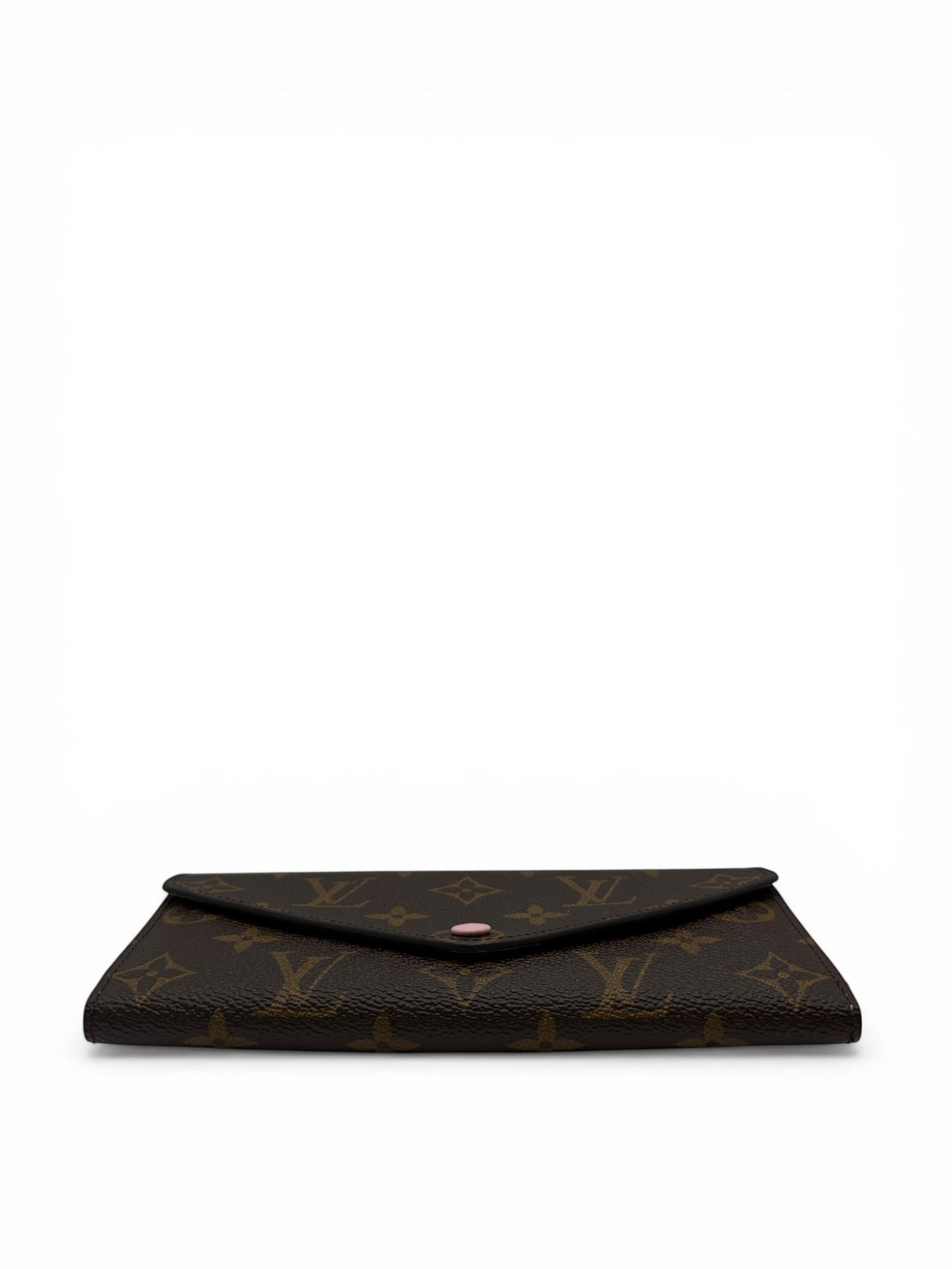 LOUIS VUITTON JOSEPHINE MONOGRAM COATED CANVAS WALLET (PINK INTERIOR)