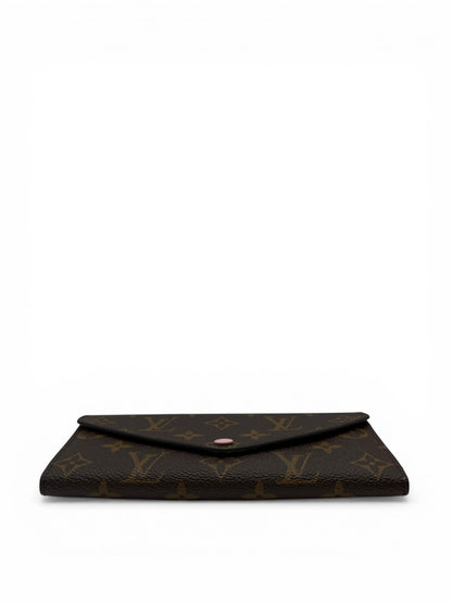 LOUIS VUITTON JOSEPHINE MONOGRAM COATED CANVAS WALLET (PINK INTERIOR)