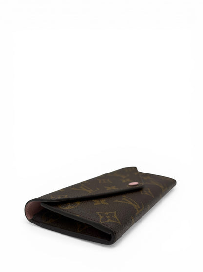 LOUIS VUITTON JOSEPHINE MONOGRAM COATED CANVAS WALLET (PINK INTERIOR)