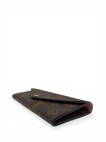 LOUIS VUITTON JOSEPHINE MONOGRAM COATED CANVAS WALLET (PINK INTERIOR)