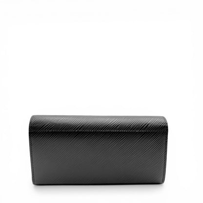 LOUIS VUITTON TWIST BLACK EPI WALLET