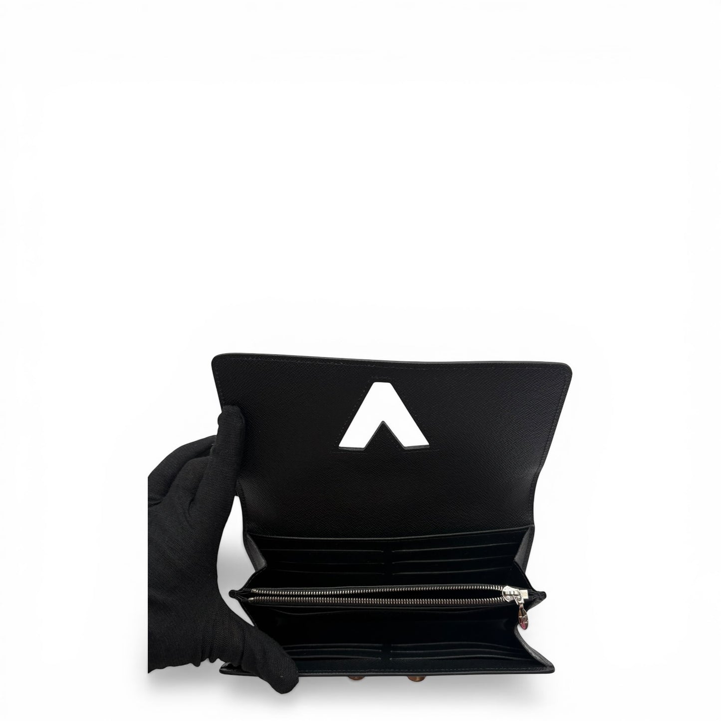 LOUIS VUITTON TWIST BLACK EPI WALLET