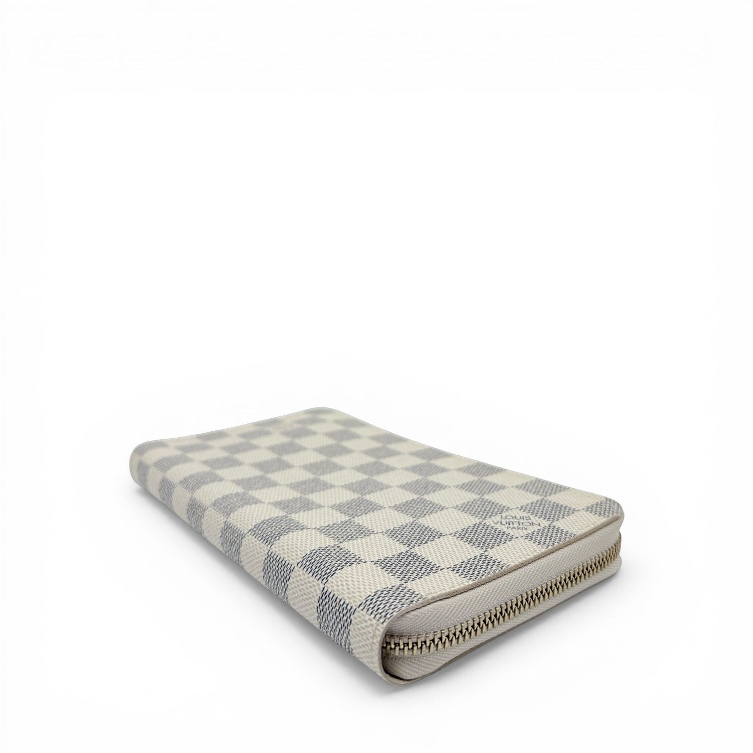 LOUIS VUITTON DAMIER AZUR COATED CANVAS ZIPPY WALLET LARGE