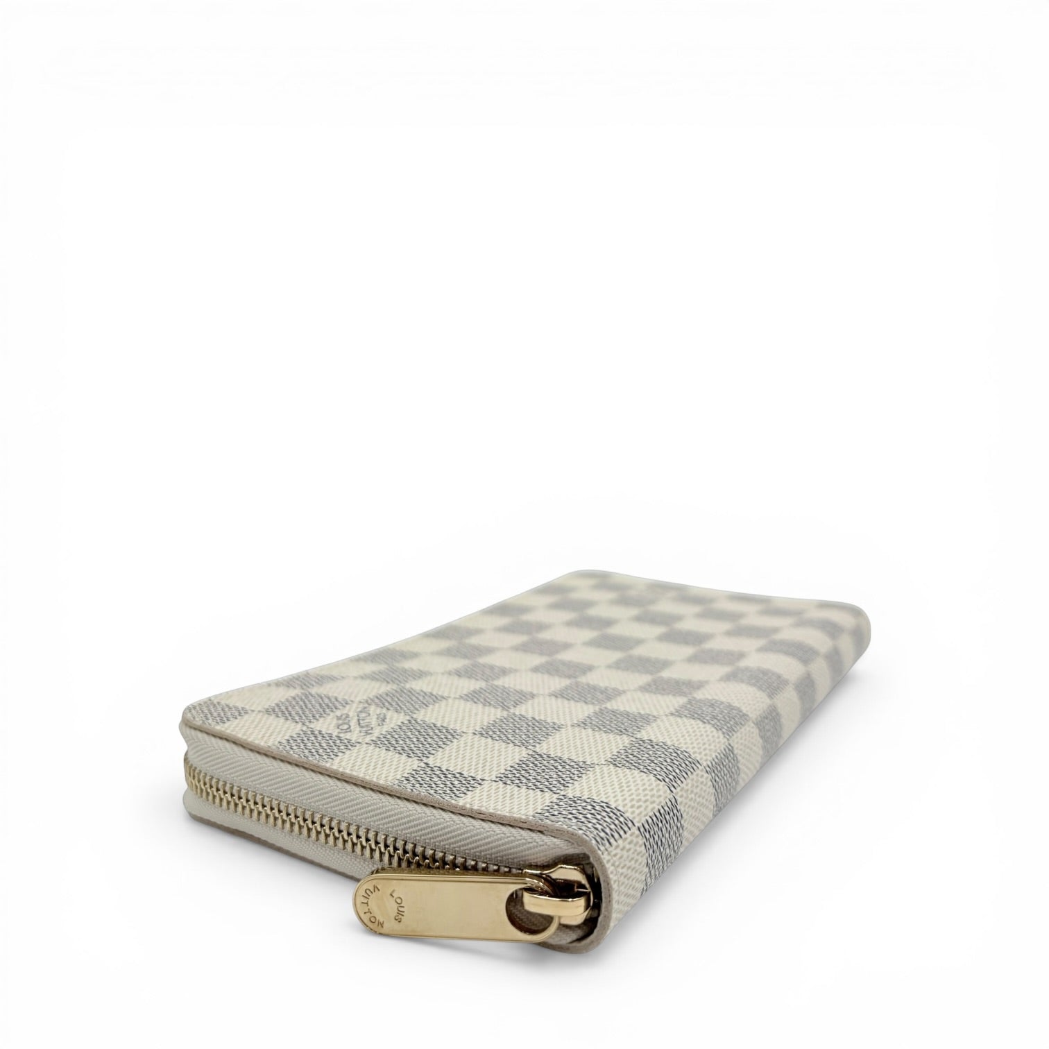 LOUIS VUITTON DAMIER AZUR COATED CANVAS ZIPPY WALLET LARGE