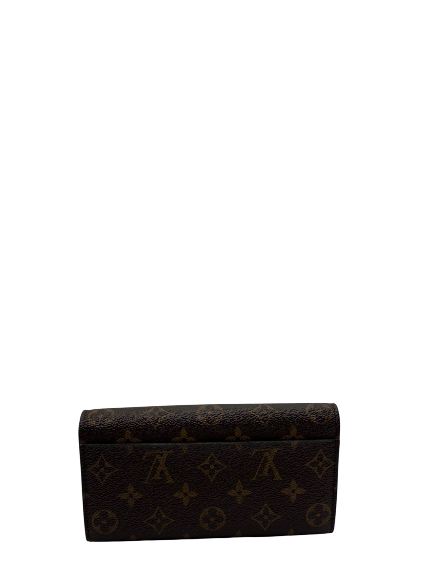 LOUIS VUITTON SARAH MONOGRAM CANVAS WALLET- PINK INTERIOR