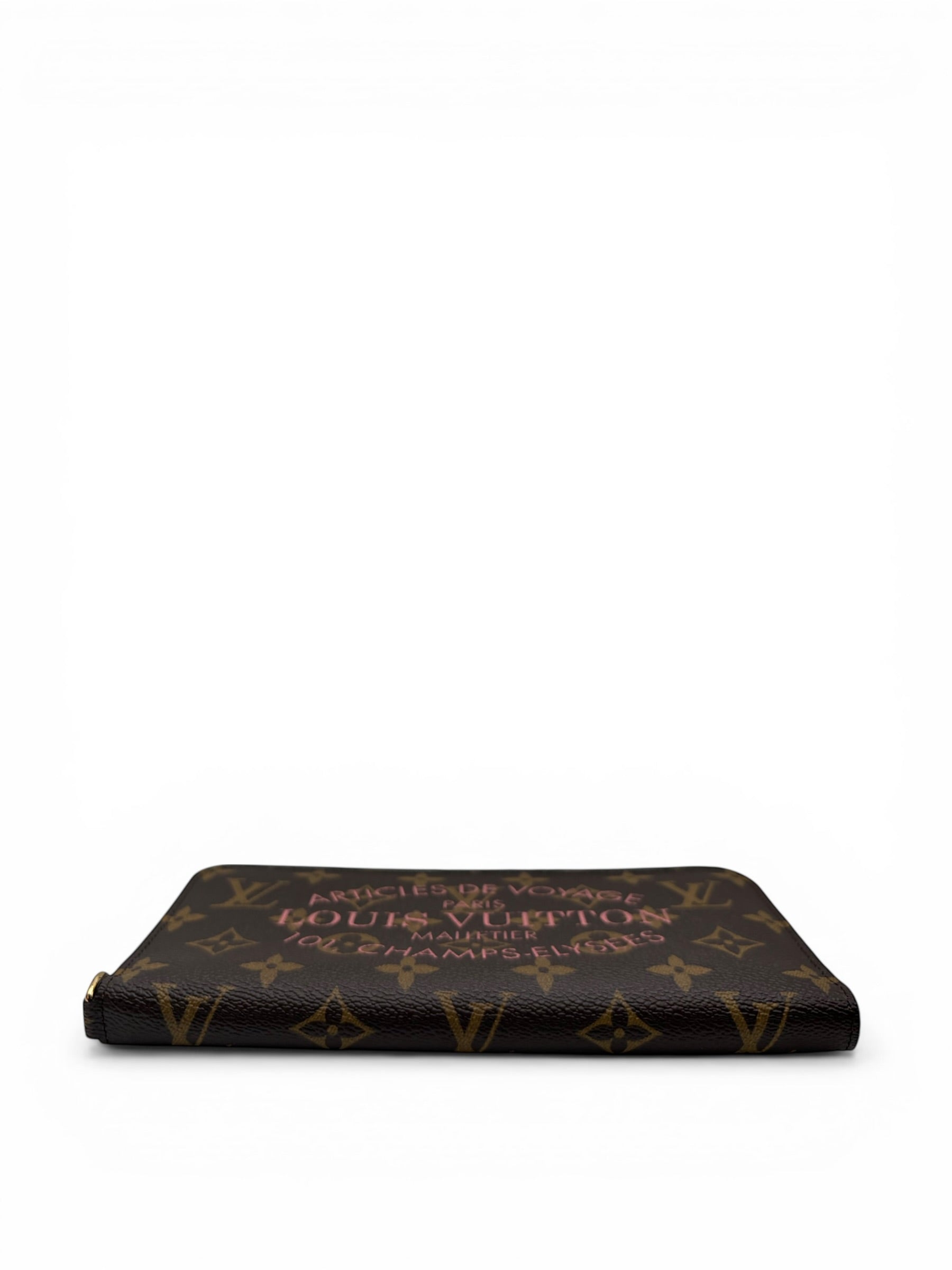 LOUIS VUITTON ZIPPY WALLET – MONOGRAM “ARTICLES DE VOYAGE” ROSE BALLERINE / PINK INTERIOR (LTD ED)