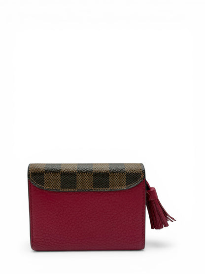 LOUIS VUITTON CROISETTE DAMIER EBENE CANVAS WALLET