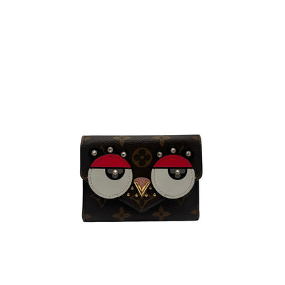 LOUIS VUITTON MONOGRAM OWL COMPACT WALLET