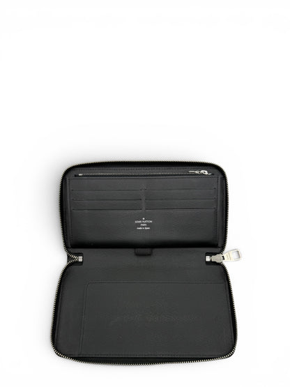 LOUIS VUITTON EPI ZIPPY WALLET BLACK