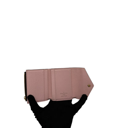 LOUIS VUITTON MONOGRAM ZOE WALET ROSE BALLERINE