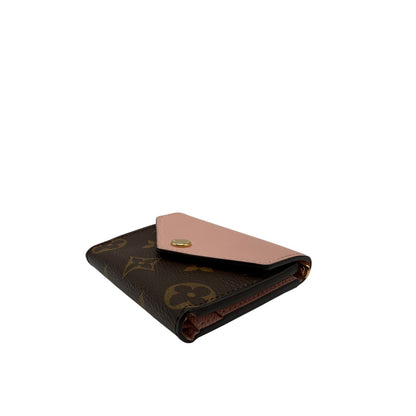 LOUIS VUITTON MONOGRAM ZOE WALET ROSE BALLERINE