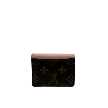 LOUIS VUITTON MONOGRAM ZOE WALET ROSE BALLERINE
