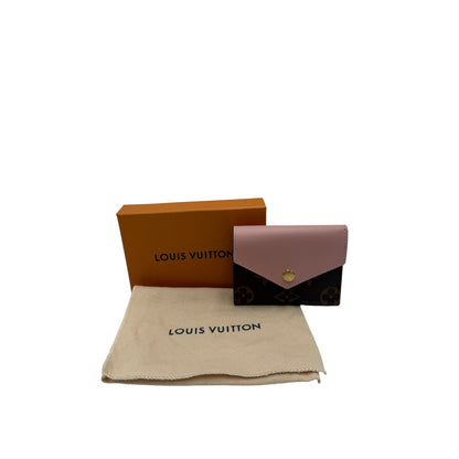 LOUIS VUITTON MONOGRAM ZOE WALET ROSE BALLERINE