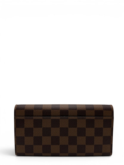 LOUIS VUITTON DAMIER EBENE SARAH WALLET