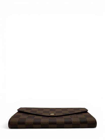 LOUIS VUITTON DAMIER EBENE SARAH WALLET