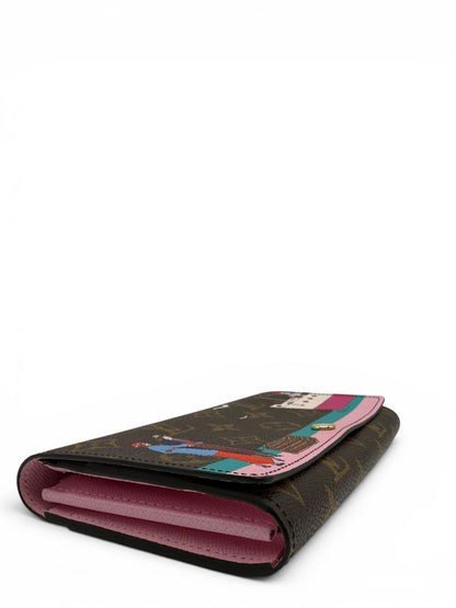 LOUIS VUITTON MONOGRAM ILLUSTRATED SARAH LONG WALLET