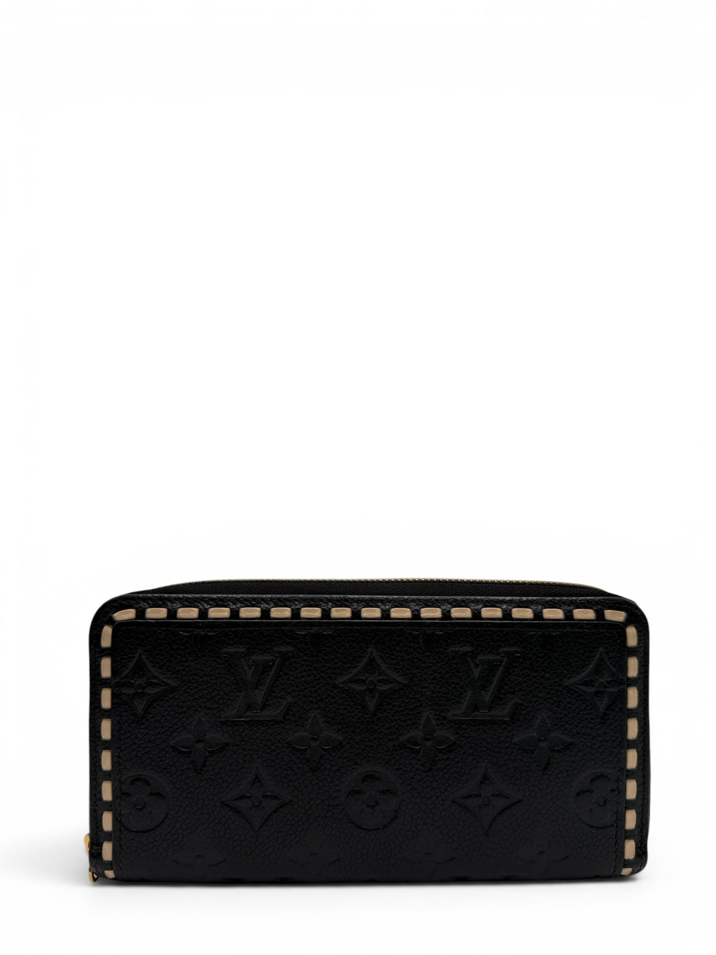 LOUIS VUITTON EMPREINTE ZIPPY WALLET BLACK
