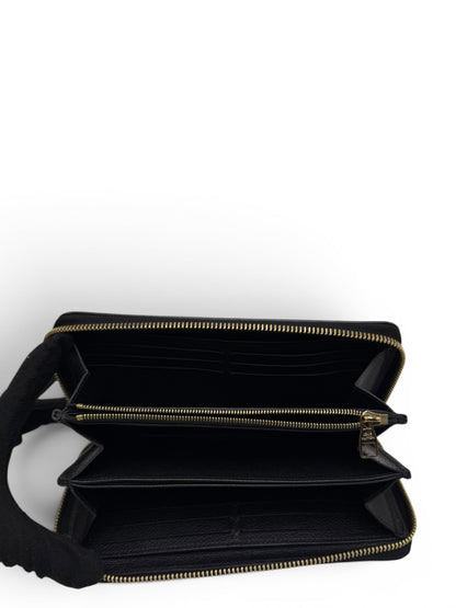 LOUIS VUITTON EMPREINTE ZIPPY WALLET BLACK