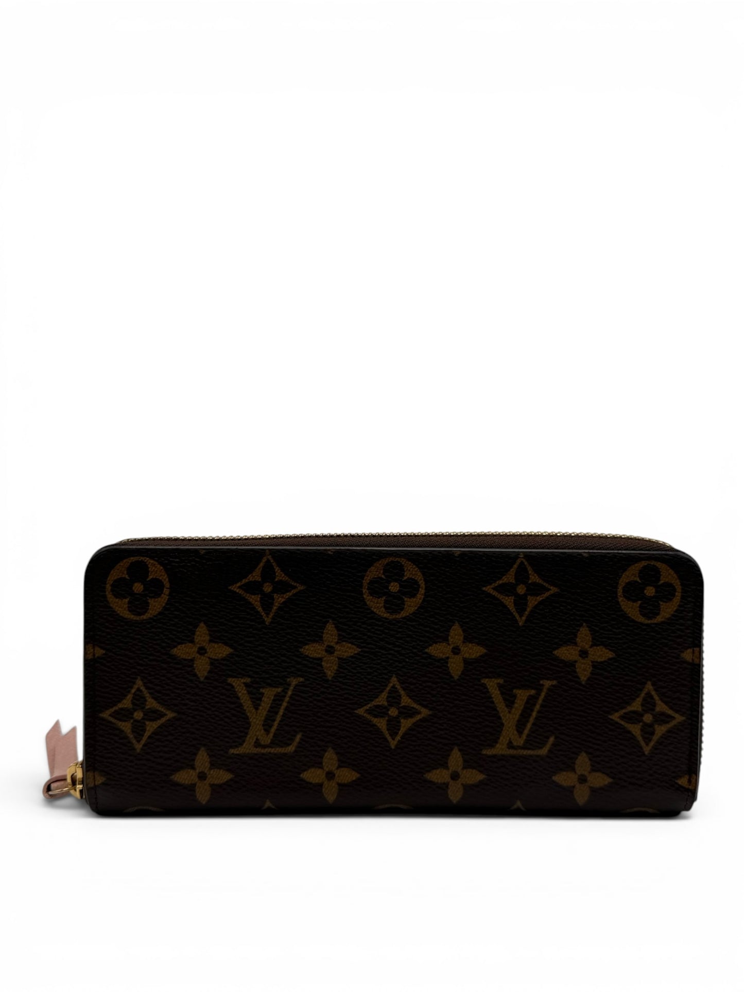 LOUIS VUITTON MONOGRAM CANVAS CLEMENCE WALLET - PINK INTERIOR