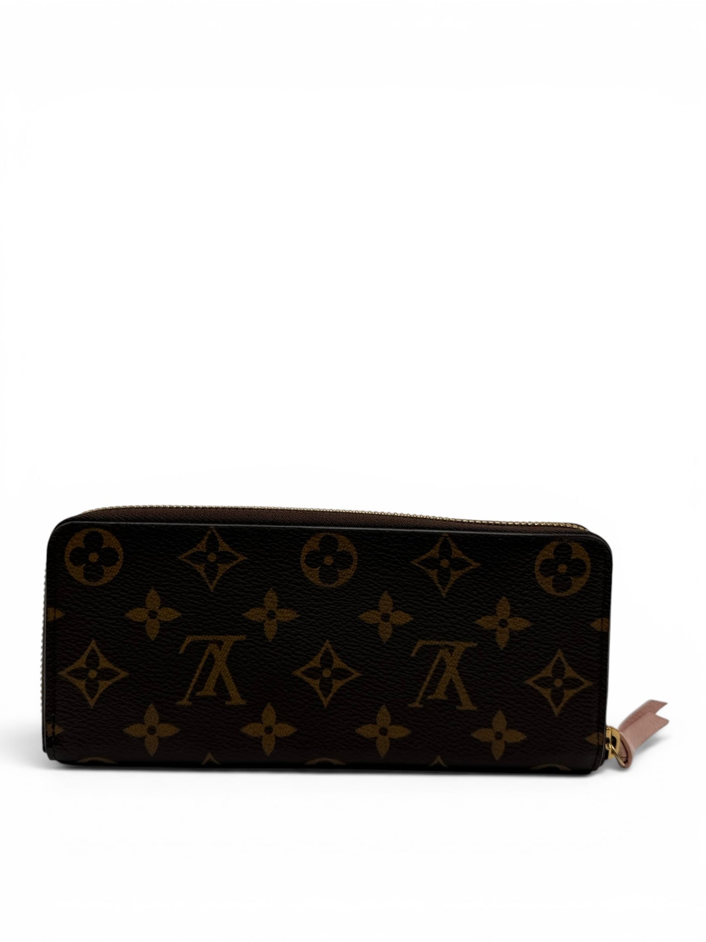 LOUIS VUITTON MONOGRAM CANVAS CLEMENCE WALLET - PINK INTERIOR