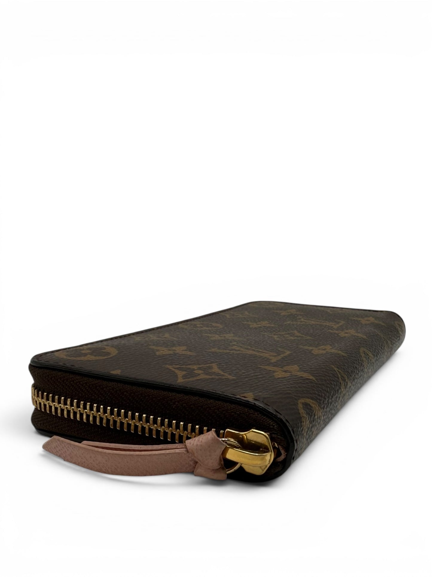 LOUIS VUITTON MONOGRAM CANVAS CLEMENCE WALLET - PINK INTERIOR