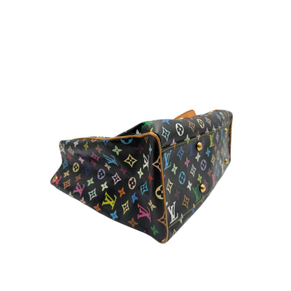 LOUIS VUITTON AURELIA BLACK MULTICOLOR TOTE
