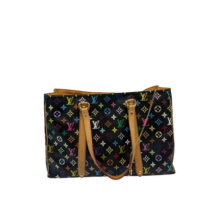 LOUIS VUITTON AURELIA BLACK MULTICOLOR TOTE