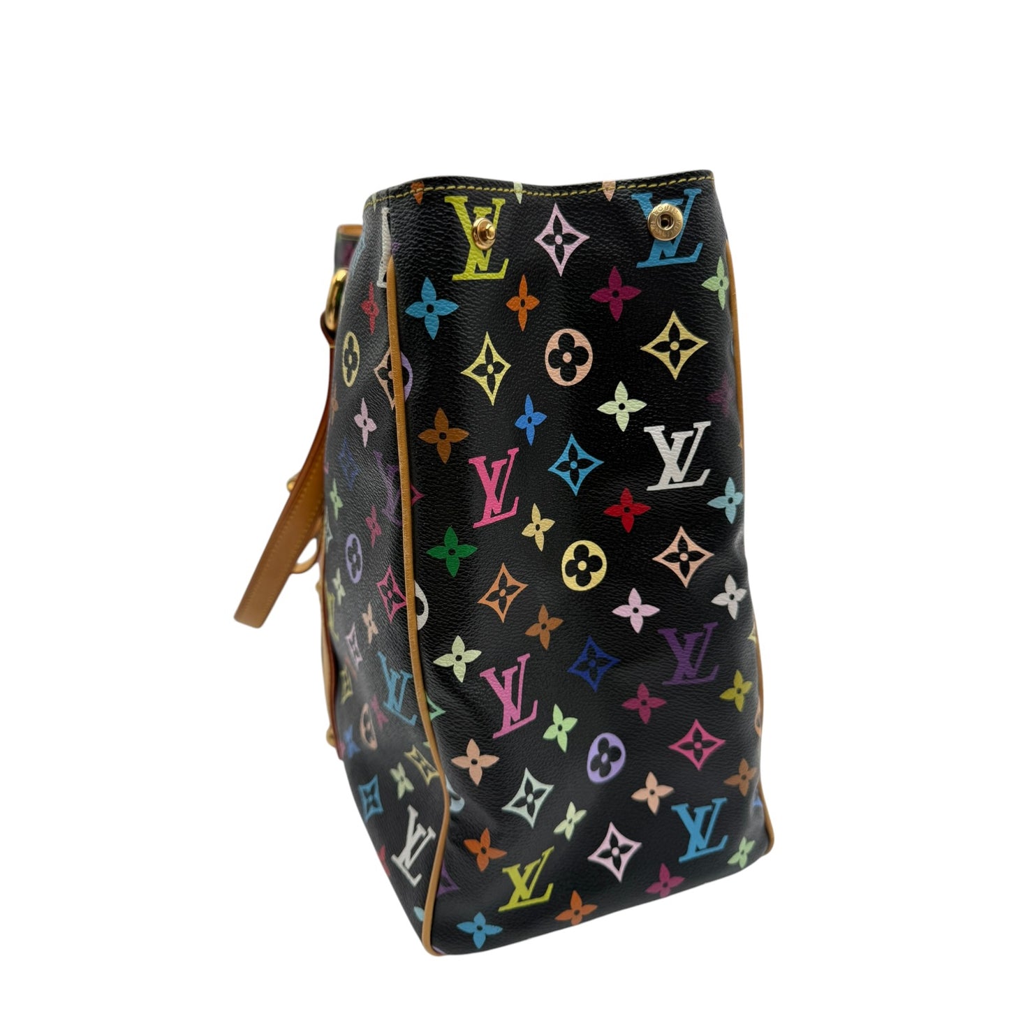 LOUIS VUITTON AURELIA BLACK MULTICOLOR TOTE