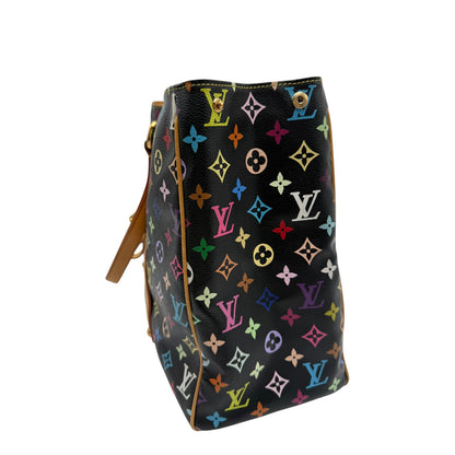 LOUIS VUITTON AURELIA BLACK MULTICOLOR TOTE