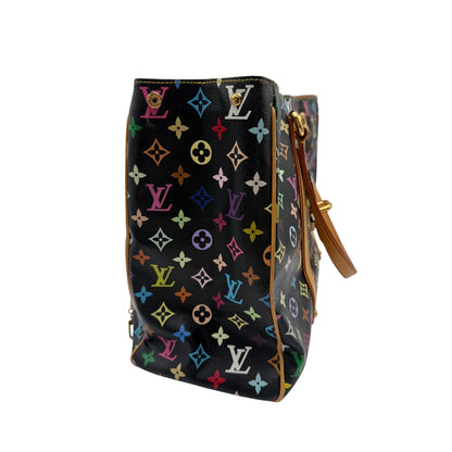 LOUIS VUITTON AURELIA BLACK MULTICOLOR TOTE
