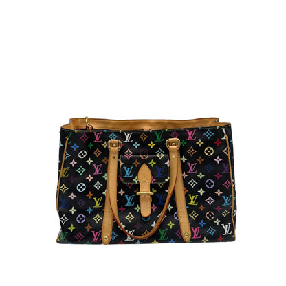 LOUIS VUITTON AURELIA BLACK MULTICOLOR TOTE