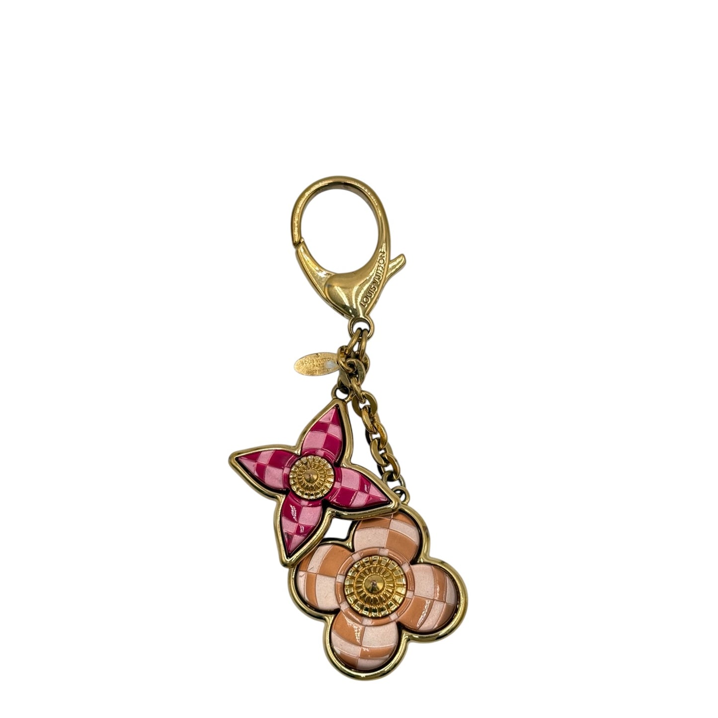 LOUIS VUITTON BIJOUX SAC MOSAIC FLOWER BAG CHARM
