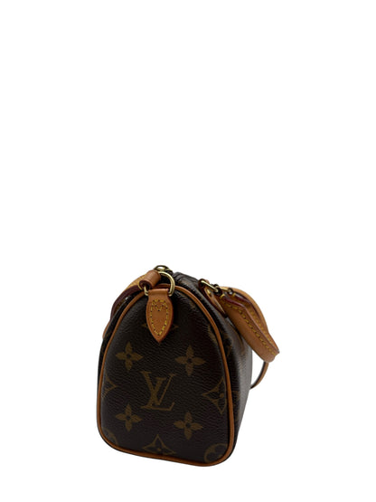 LOUIS VUITTON MONOGRAM SPEEDY NANO CANVAS BAG