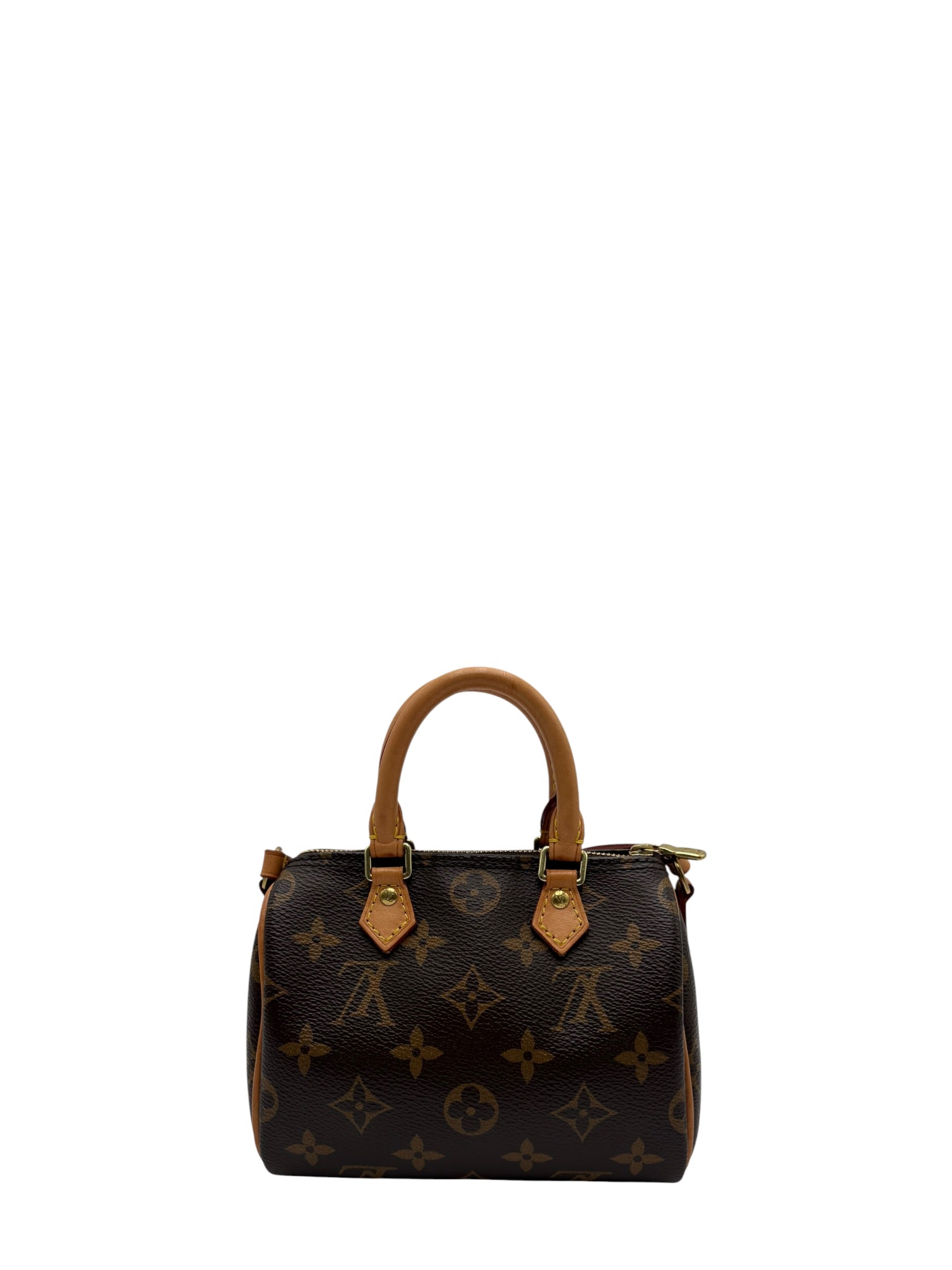 LOUIS VUITTON MONOGRAM SPEEDY NANO CANVAS BAG