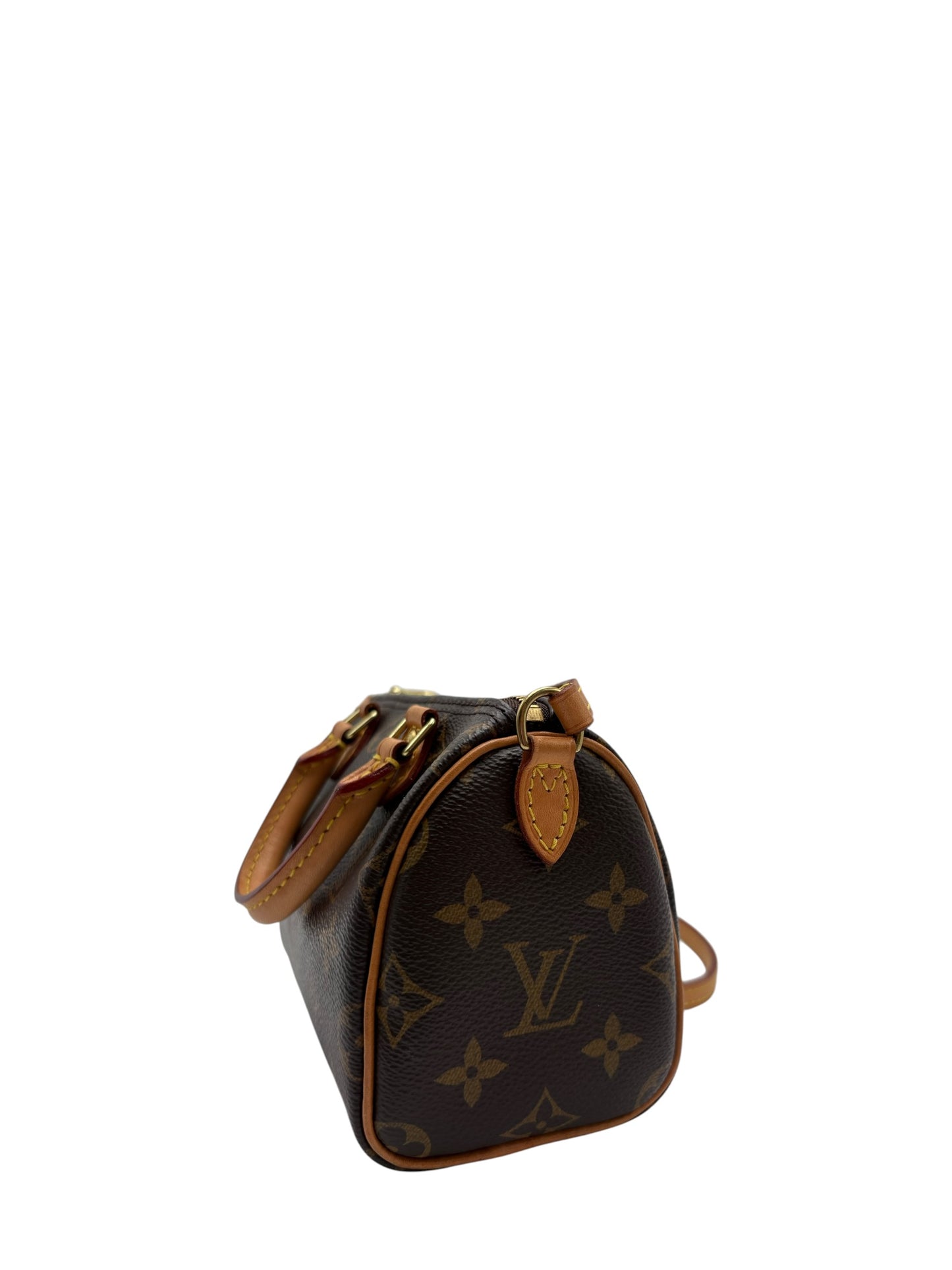 LOUIS VUITTON MONOGRAM SPEEDY NANO CANVAS BAG