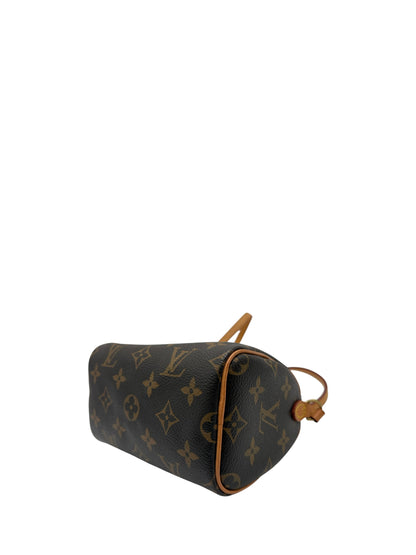LOUIS VUITTON MONOGRAM SPEEDY NANO CANVAS BAG