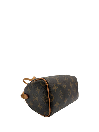 LOUIS VUITTON MONOGRAM SPEEDY NANO CANVAS BAG