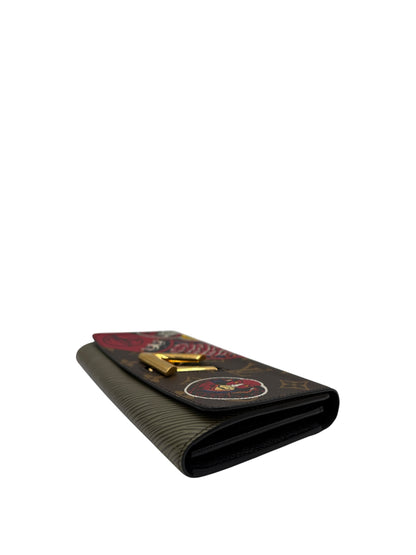 LOUIS VUITTON KABUKI TWIST CHAIN WALLET IN MONOGRAM CANVAS AND EPI LEATHER 2018 CRUISE COLLECTION
