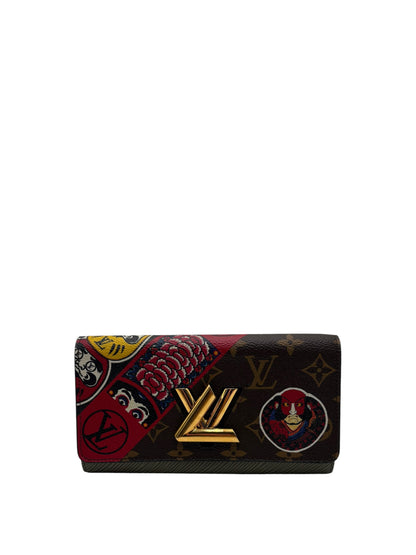LOUIS VUITTON KABUKI TWIST CHAIN WALLET IN MONOGRAM CANVAS AND EPI LEATHER 2018 CRUISE COLLECTION