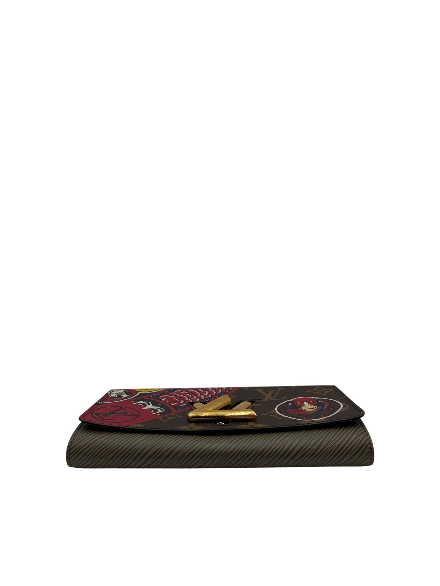 LOUIS VUITTON KABUKI TWIST CHAIN WALLET IN MONOGRAM CANVAS AND EPI LEATHER 2018 CRUISE COLLECTION