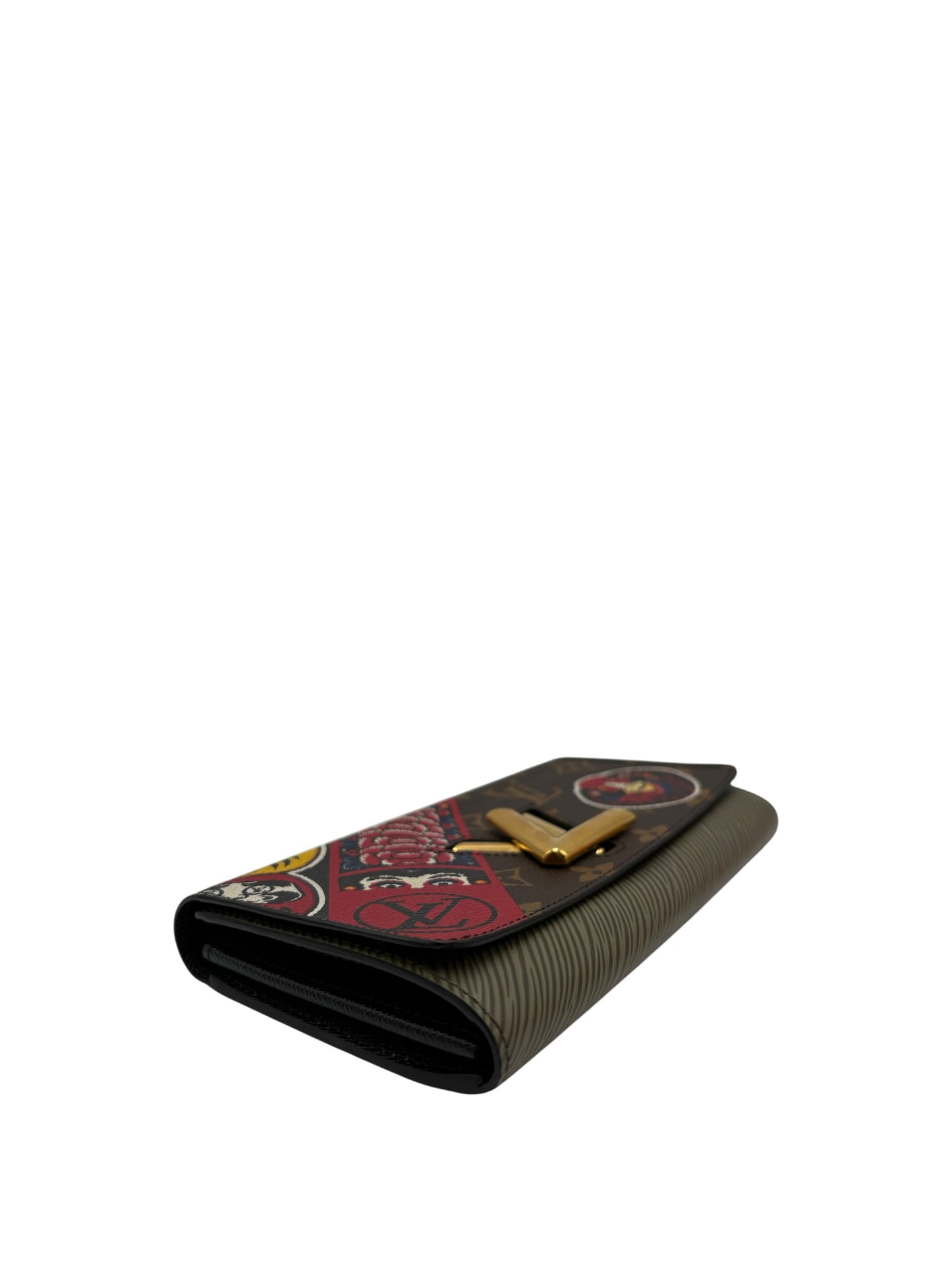 LOUIS VUITTON KABUKI TWIST CHAIN WALLET IN MONOGRAM CANVAS AND EPI LEATHER 2018 CRUISE COLLECTION