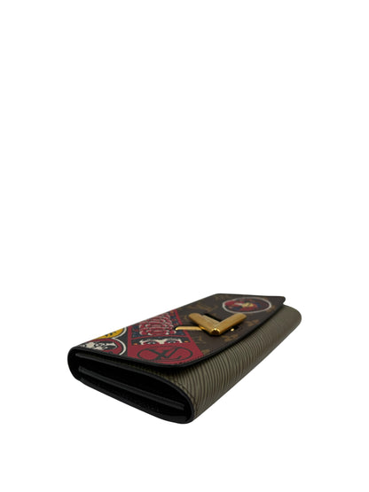LOUIS VUITTON KABUKI TWIST CHAIN WALLET IN MONOGRAM CANVAS AND EPI LEATHER 2018 CRUISE COLLECTION