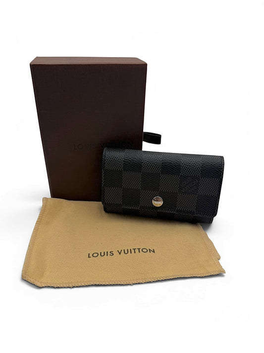 LOUIS VUITTON DAMIER GRAPHITE KEY HOLDER